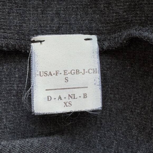 BRUNELLO CUCINELLI For Bergdorf Goodman Gray Cotton Silk Pleated Top - Picture 9 of 11